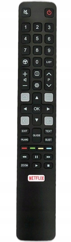 Pilot do TV Thomson TCL LED Smart RC802N Netflix