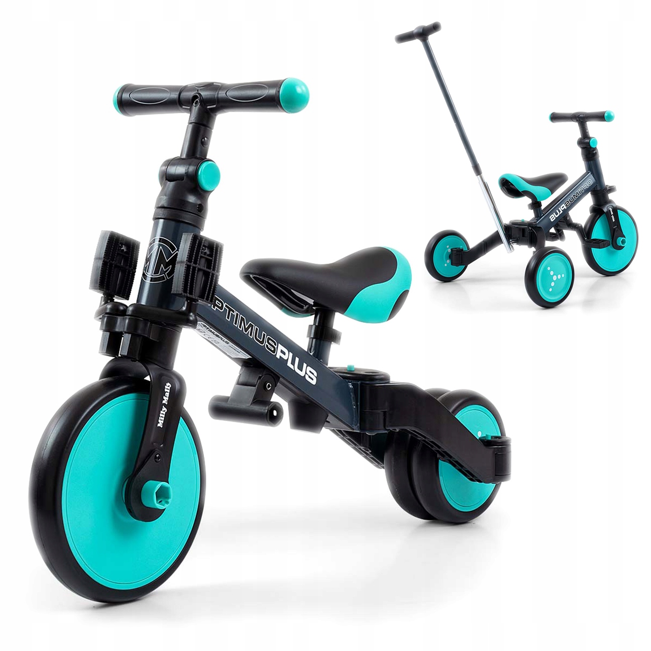 Rowerek trójkołowy Dla Dwulatka dla rocznego dziecka Odpychacz 4w1