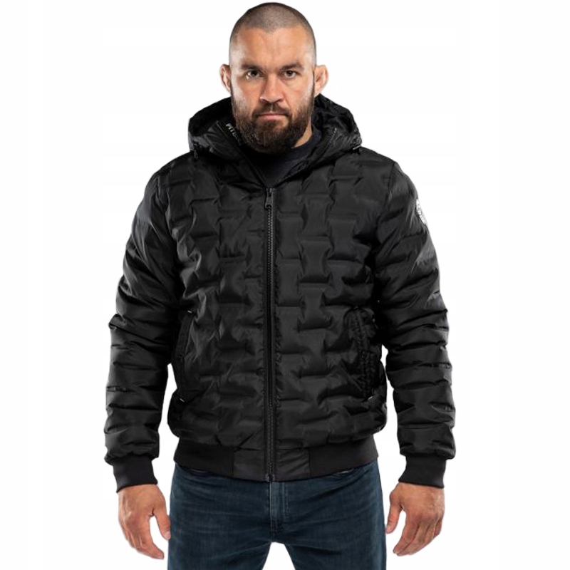 PIT BULL kurtka CARVER pikowana zimowa M grati ARI Zapięcie zamek