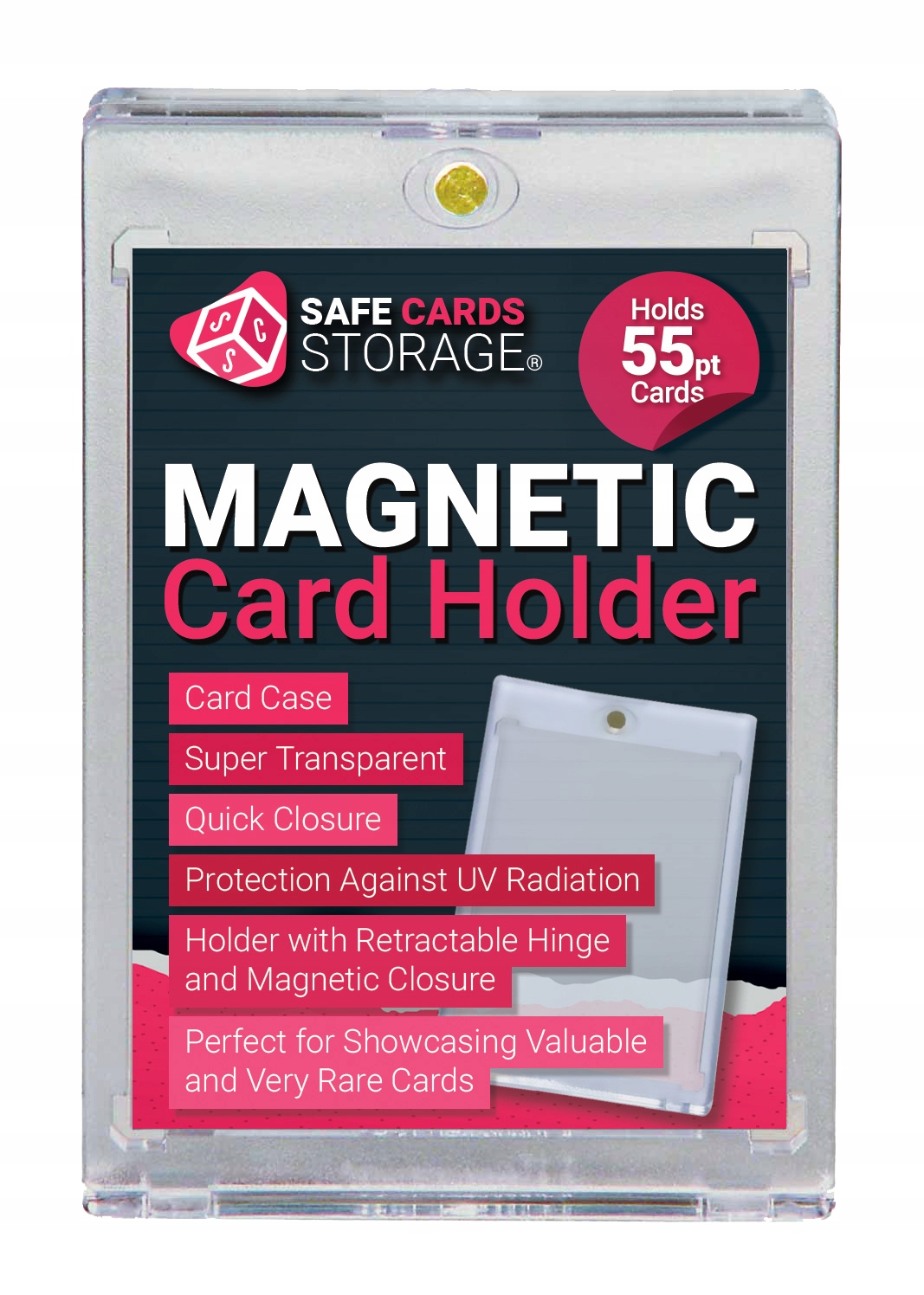 Magnetic Holder 55pt Magnetyczny Holder na Karty Safe Cards Storage