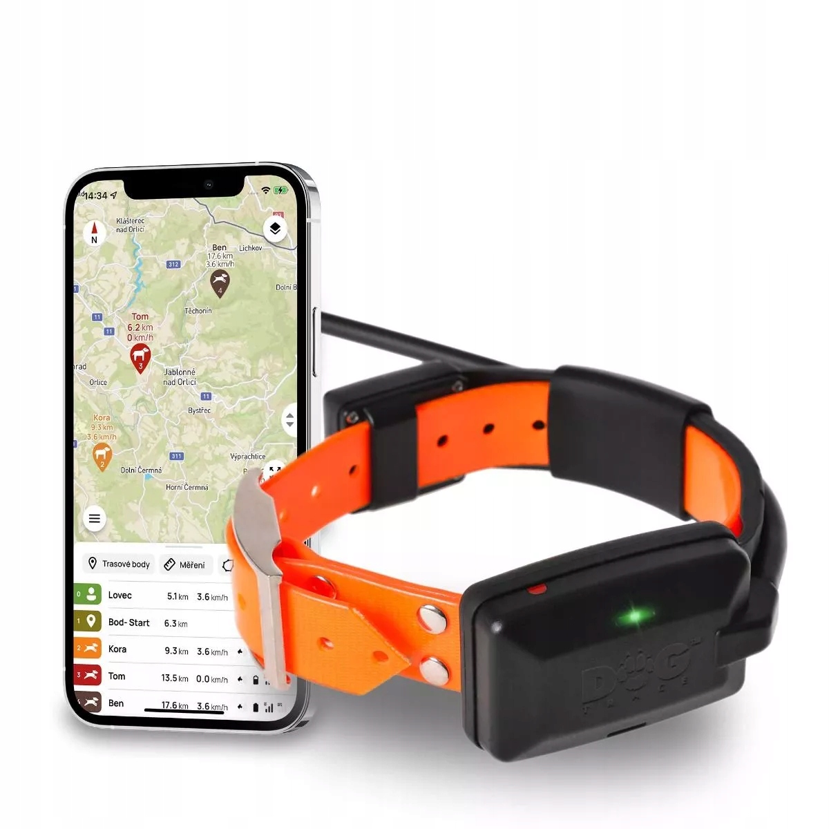 Levně Přídavný obojek Dogtrace Dog Gps X30