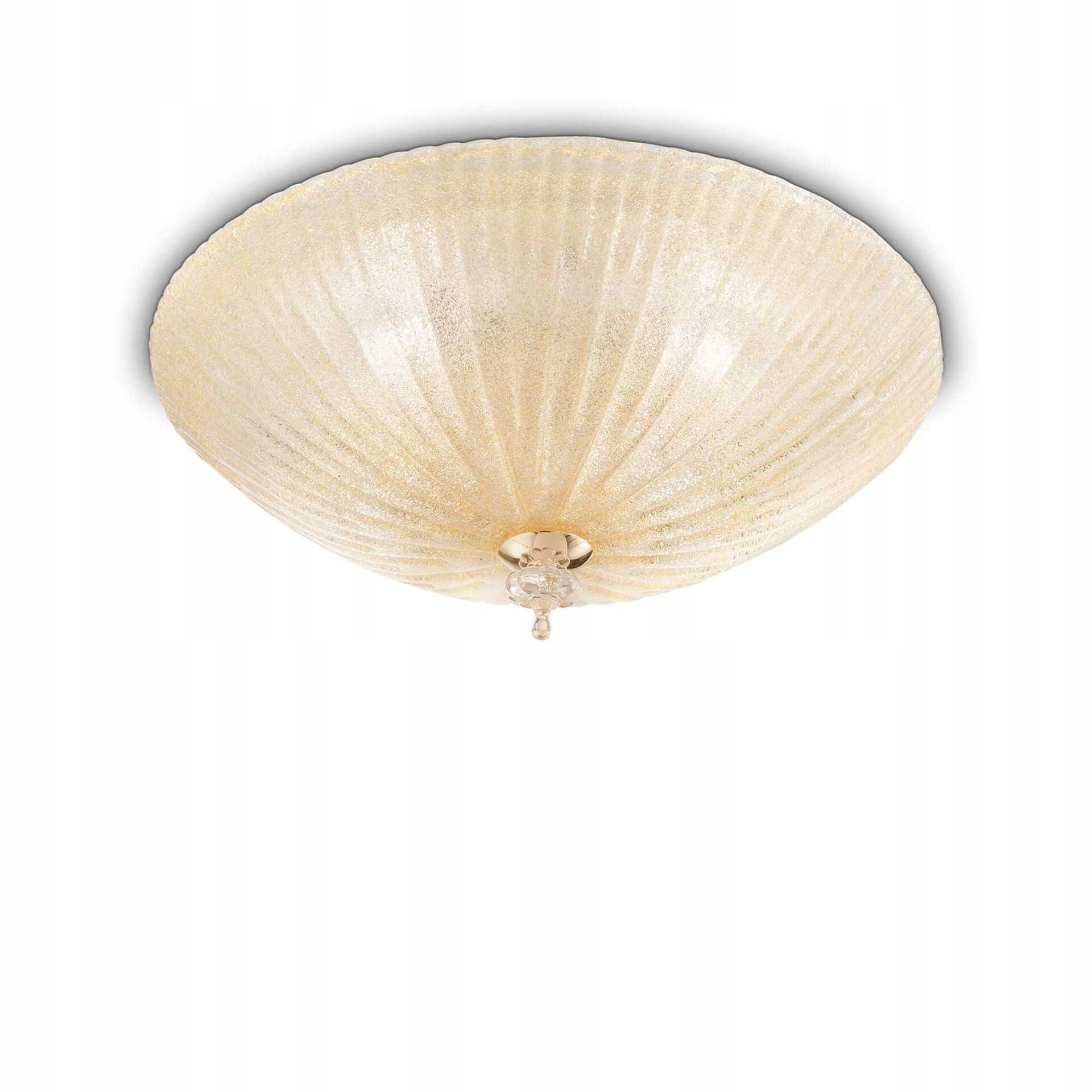 Stropné svietidlo Ideal Lux Shell PL6 zlaté sklo E27 6x60W 600mm