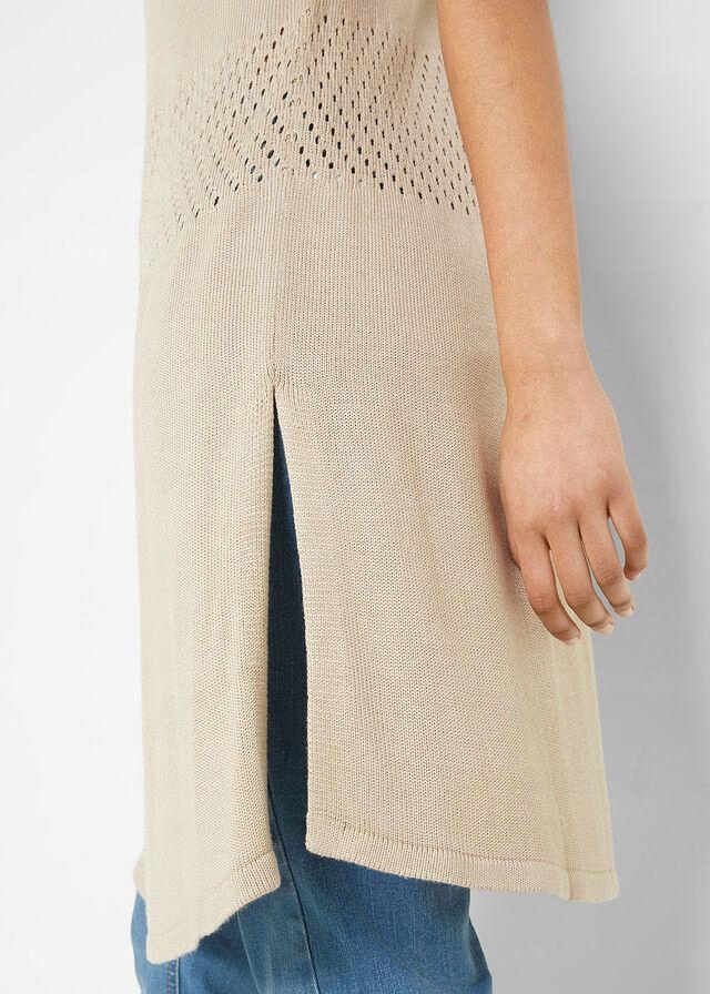 KAMIZELKA BEŻOWA BONPRIX 40 Marka Bonprix