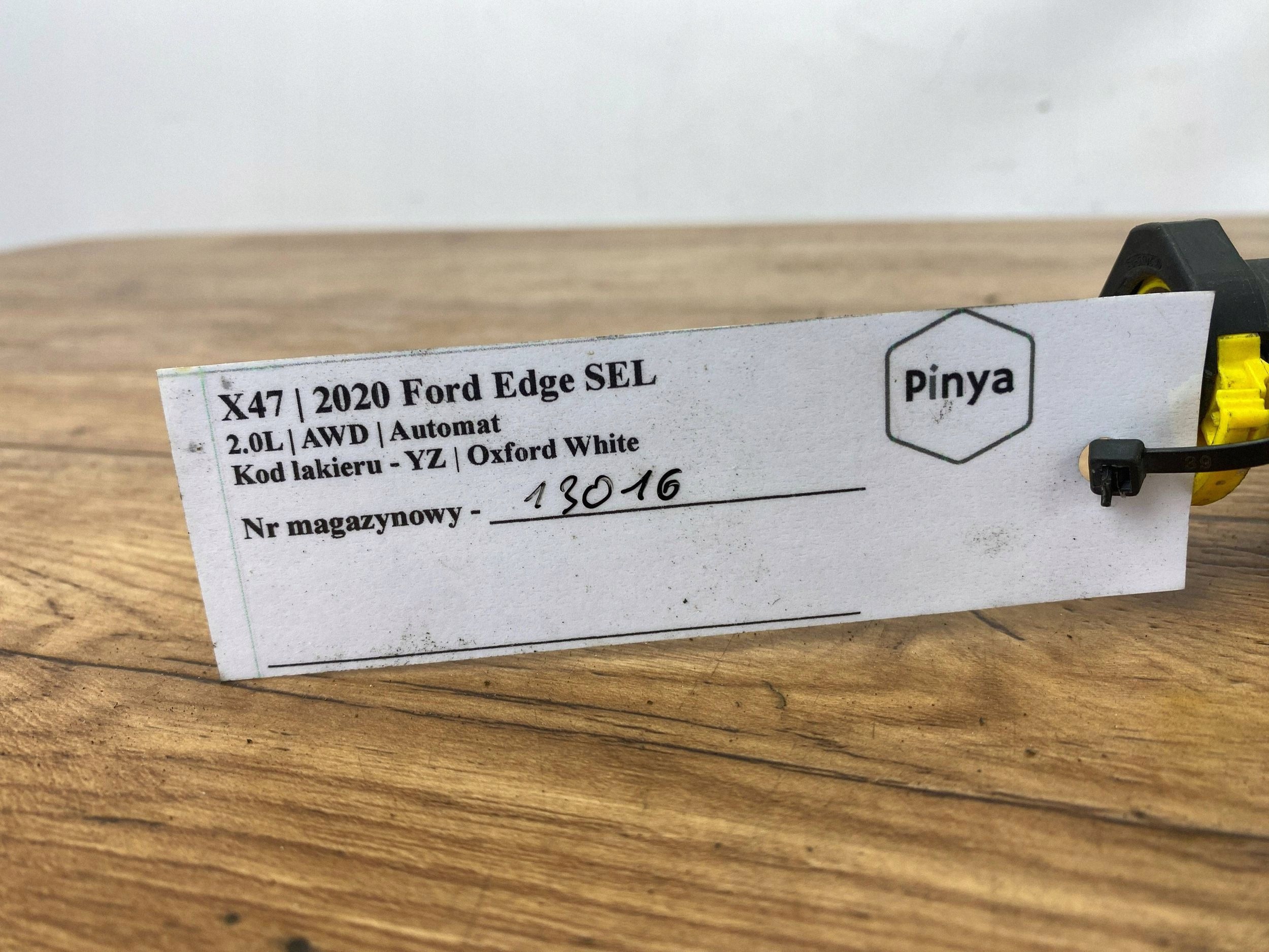 wiring vacual Ford Edge II 2019+