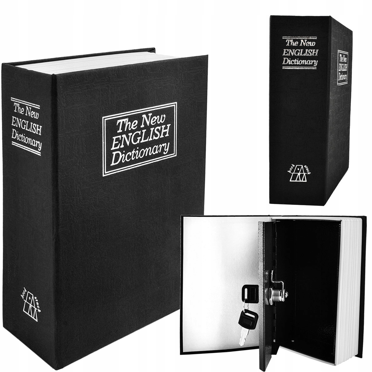 

Sejf Kasetka W Książce Skrytka Metalowa Na Kluczyk