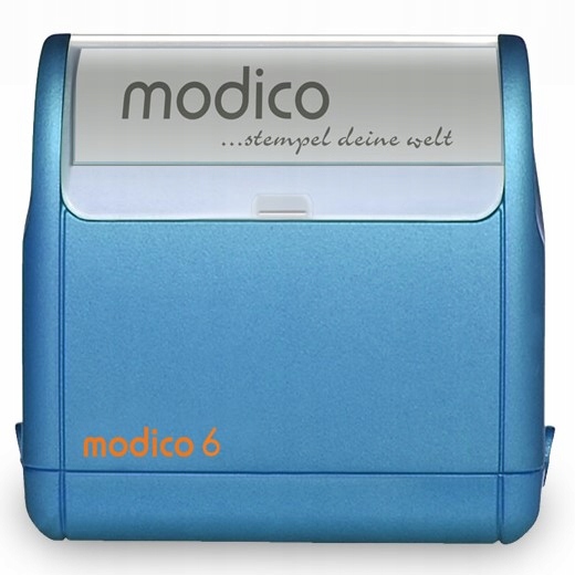 PIECZĄTKA ECO MODICO 6 - CZERWONA OBUDOWA Rodzaj Automatyczna (samotuszująca)