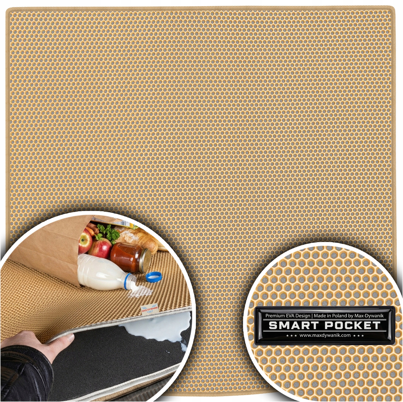 Seat Leon III Kombi Sw 2014-2020 Vložka do batožinového priestoru Eva Smart Pocket Béžová