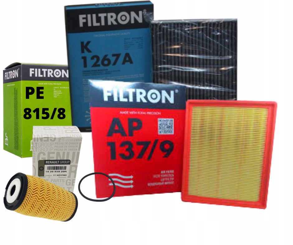 Sada 4 Filtrů Filtron Vivaro B Talento Traffic III Diesel 1.6 dCi 2014->