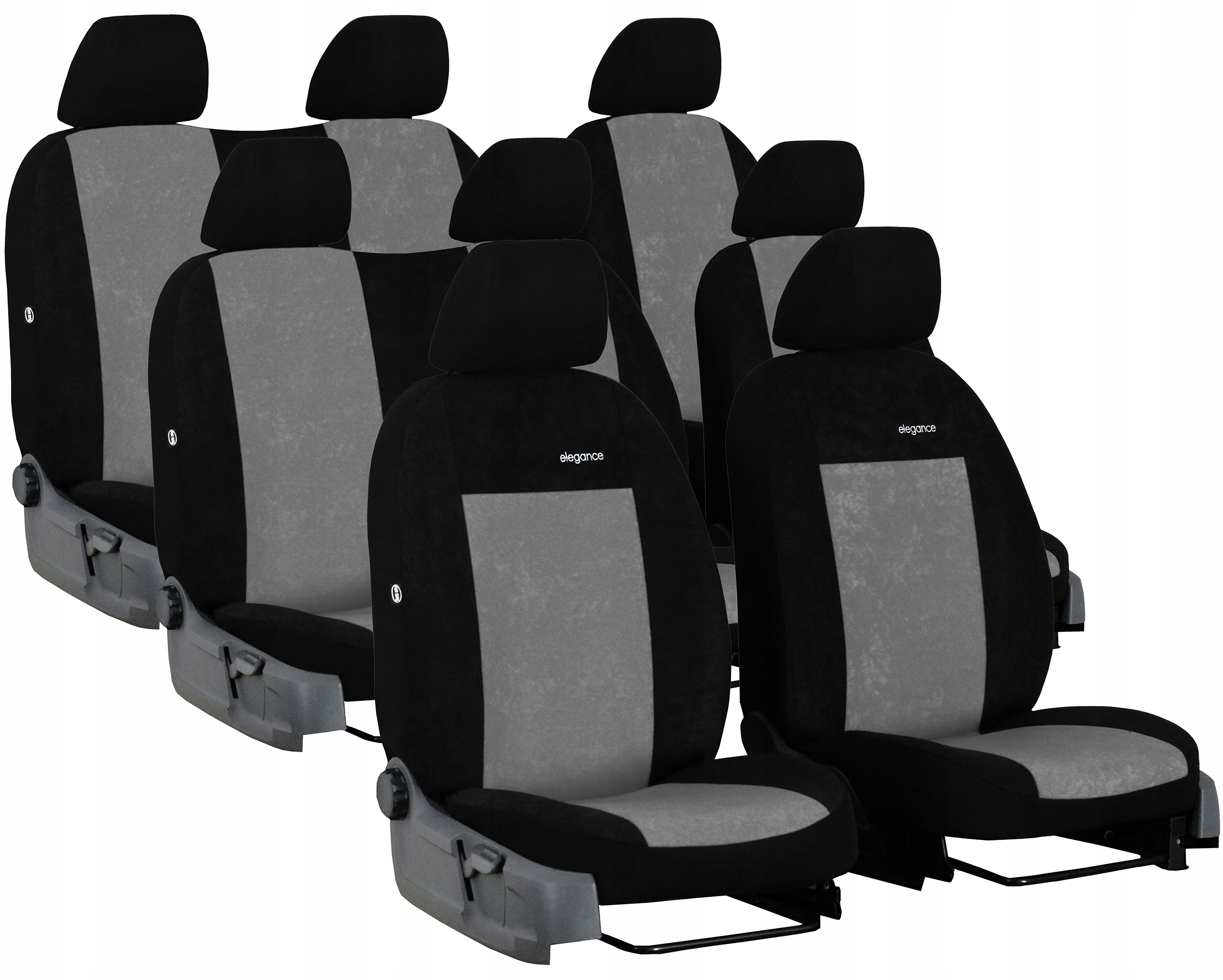 WELUROWE POKROWCE MIAROWE DO FIAT SCUDO 2 8m