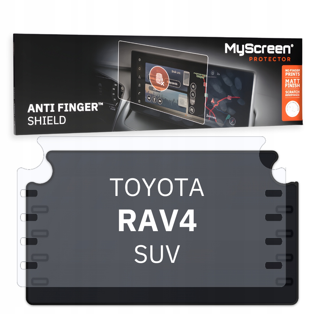 Matná fólie pro Toyota RAV4 Suv 2018 2022 8" MyScreen Anti Finger