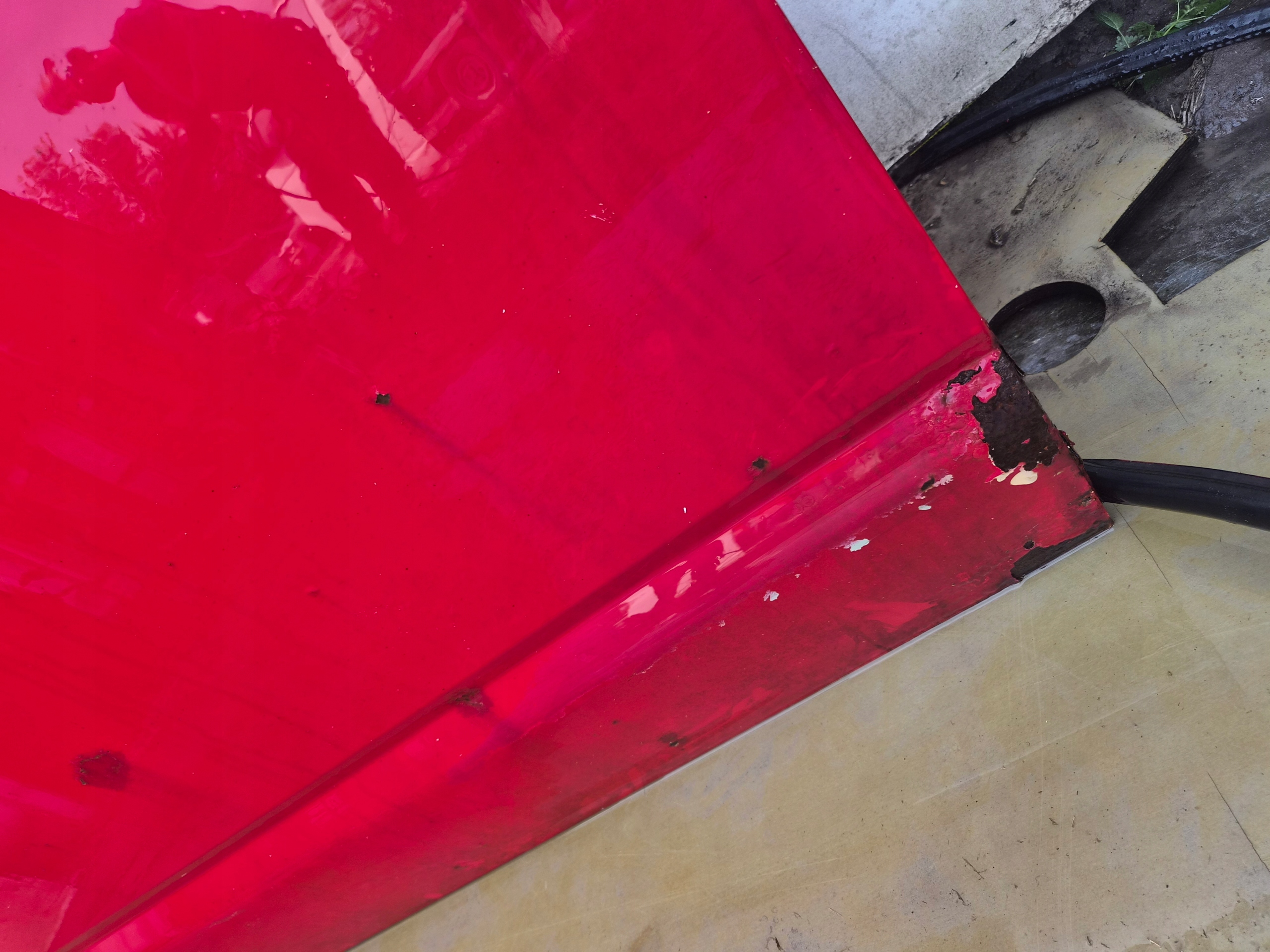 VW T5 T5 LIFT T6 door sliding right red
