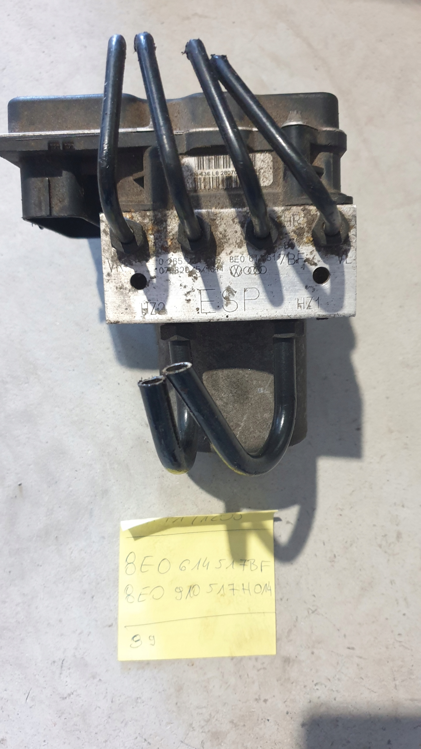 насос ABS ESP Audi A4 B6 B7 8E0614517BF