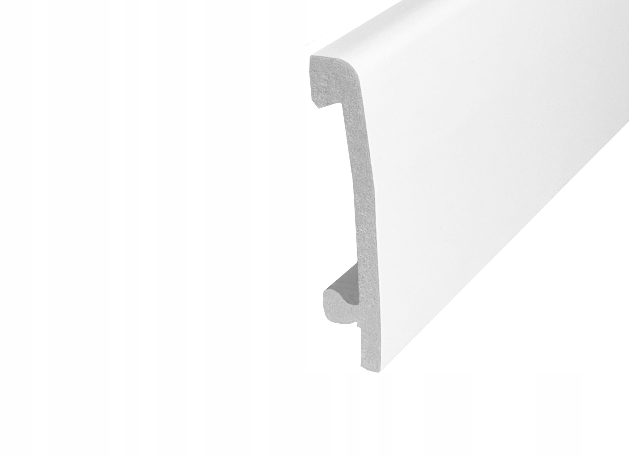 LISTWA PRZYPODŁOGOWA POLISTYREN PCV uhd (nie mdf) 14x70mm dł. 200cm biała