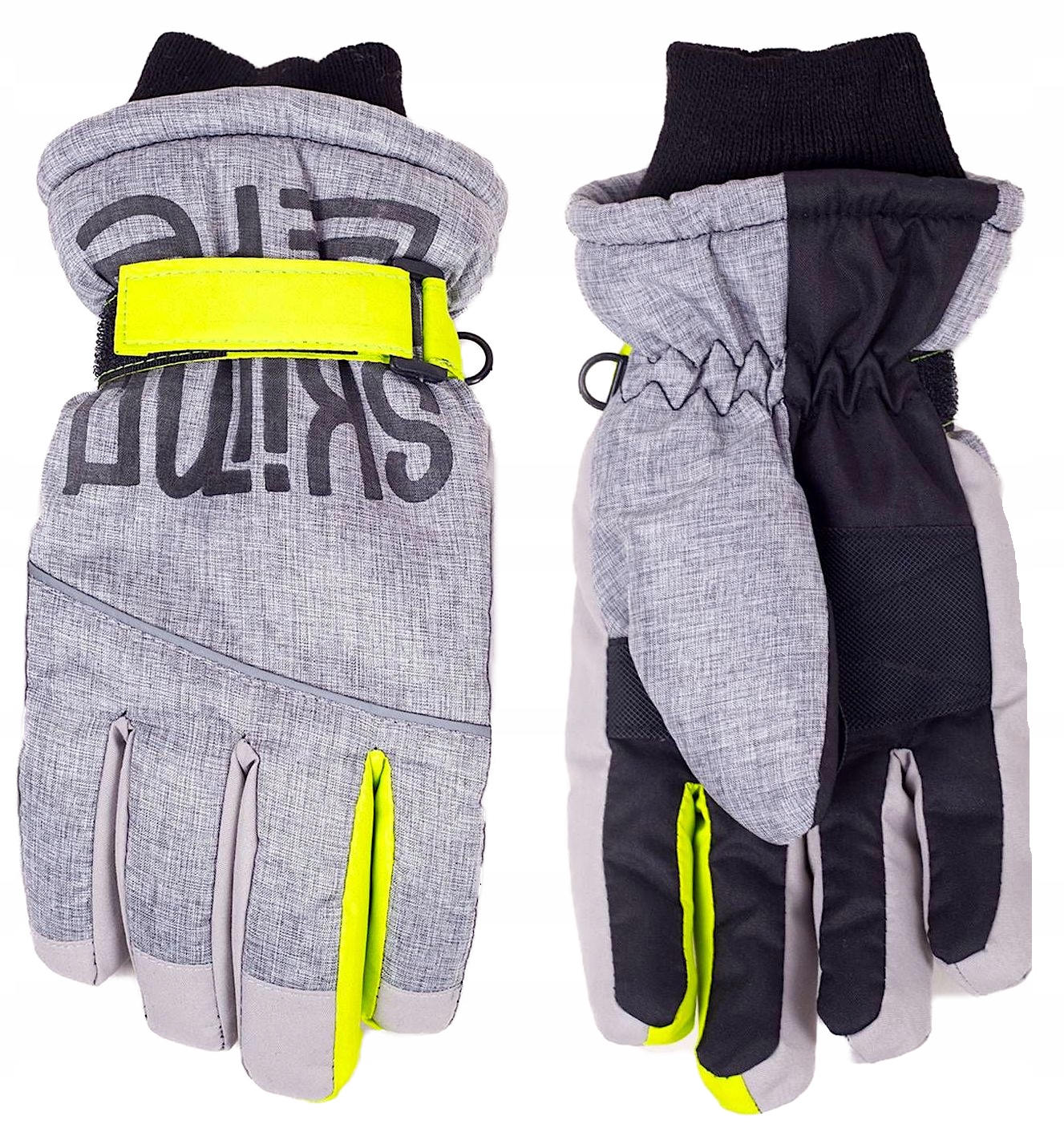 YO RĘKAWICE ZIMOWE PIĘCIOPALCZASTE RĘKAWICZKI NARCIARSKIE DZIECIĘCE 14 CM