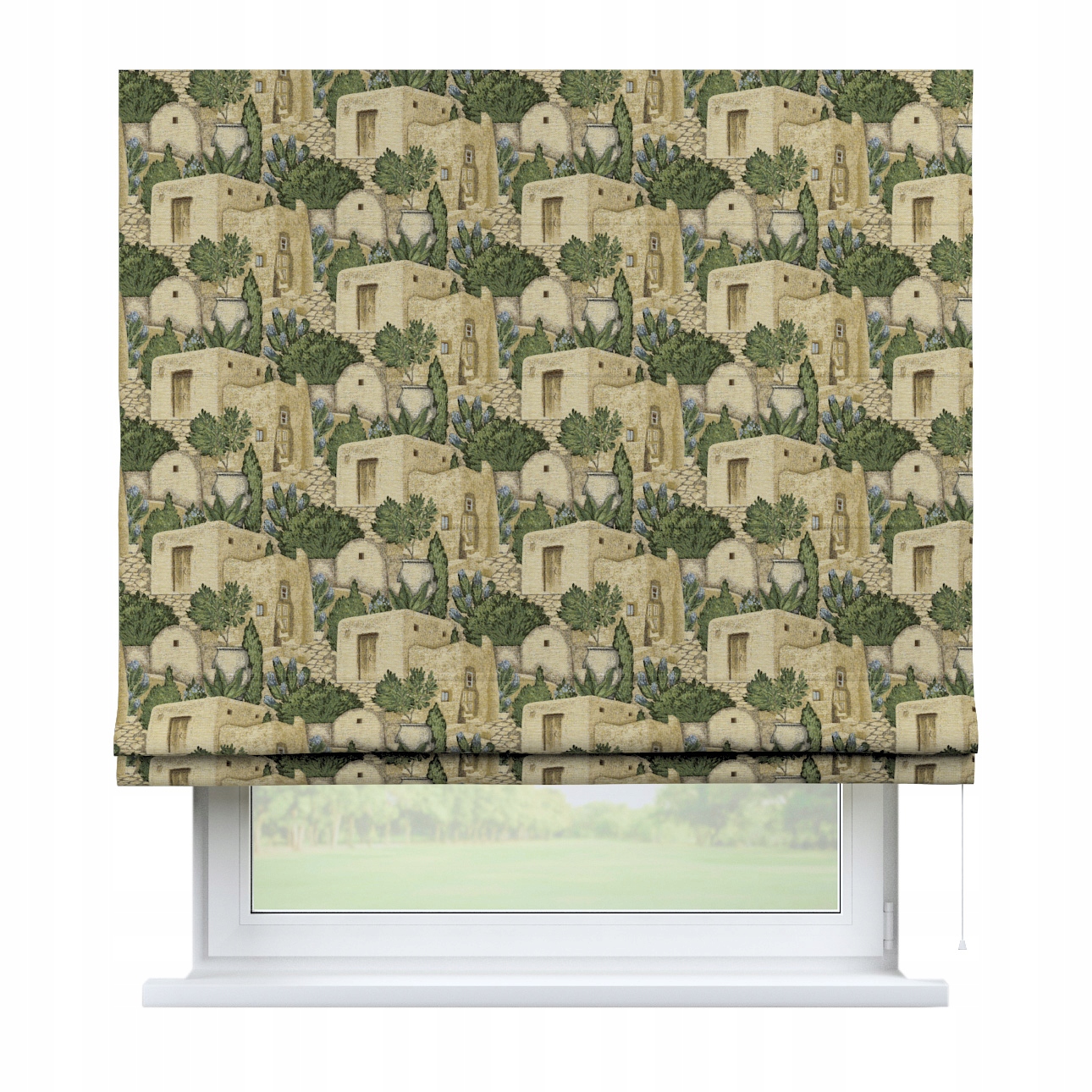 Hotová rímska roleta Bari 120x150 cm zelená