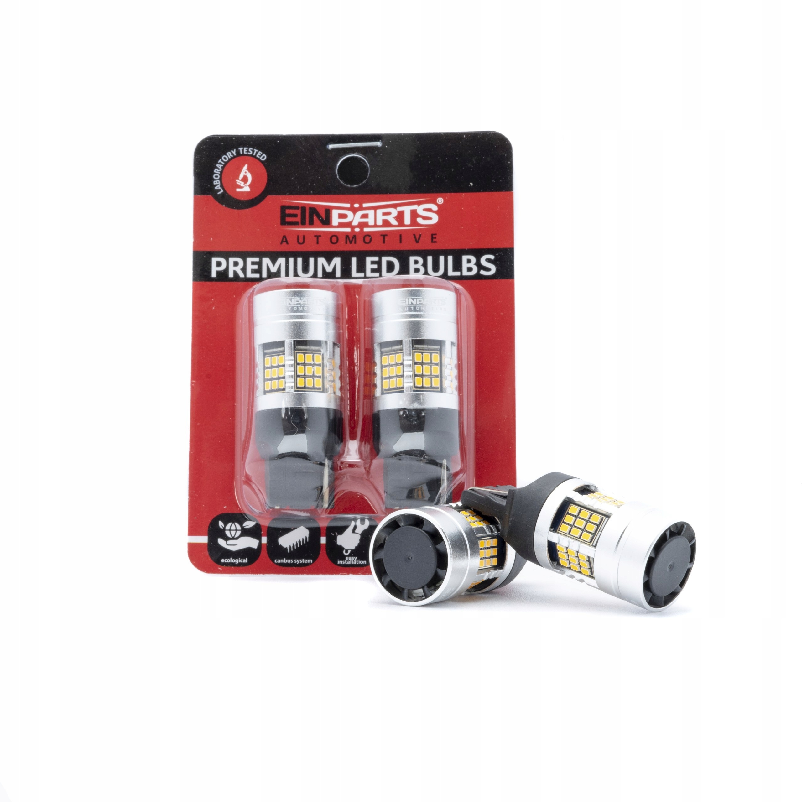 Led žiarovky W21W EinParts EPL285 Canbus 2 ks oranžové