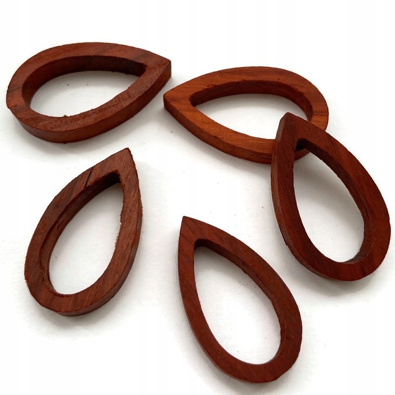Z-904 Zawieszka drewniana baza do żywicy 27x15x5mm