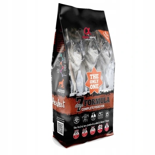 Alpha Spirit 7 Days Formula suché Krmivo pro dospělé psy 12 kg