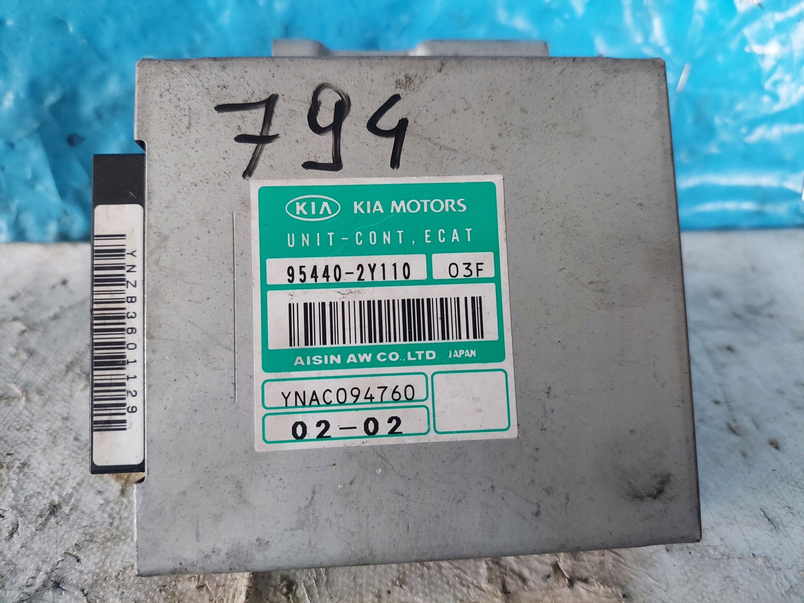 KIA CARNIVAL 2.9 CRDI 95440-2Y110 control unit gearboxes