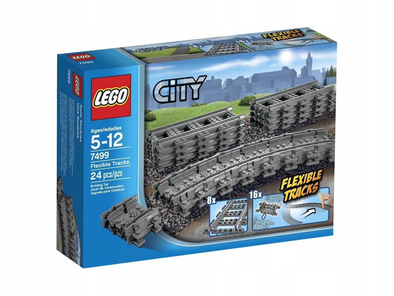 Lego City 7499 Flexibilní koleje Nové