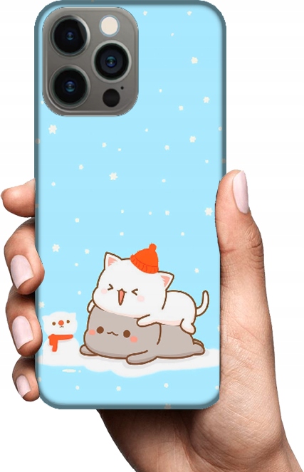 Świąteczne Etui Na Apple Iphone 13 Pro Zimowe Bubu I Dudu +szkło