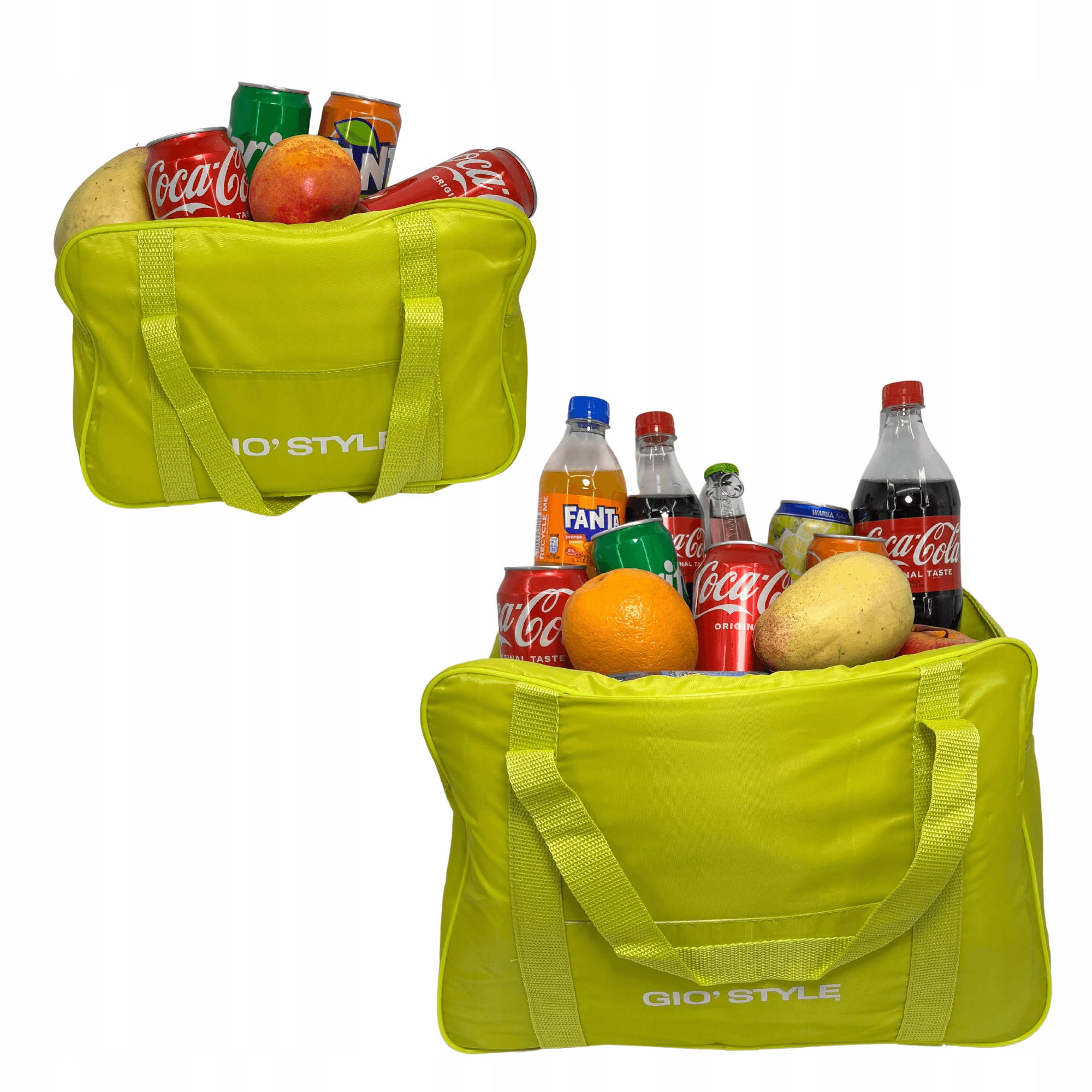 Zestaw toreb Kamai Gio Style 24L i 7L, zielone, na ramię i z uchwytem