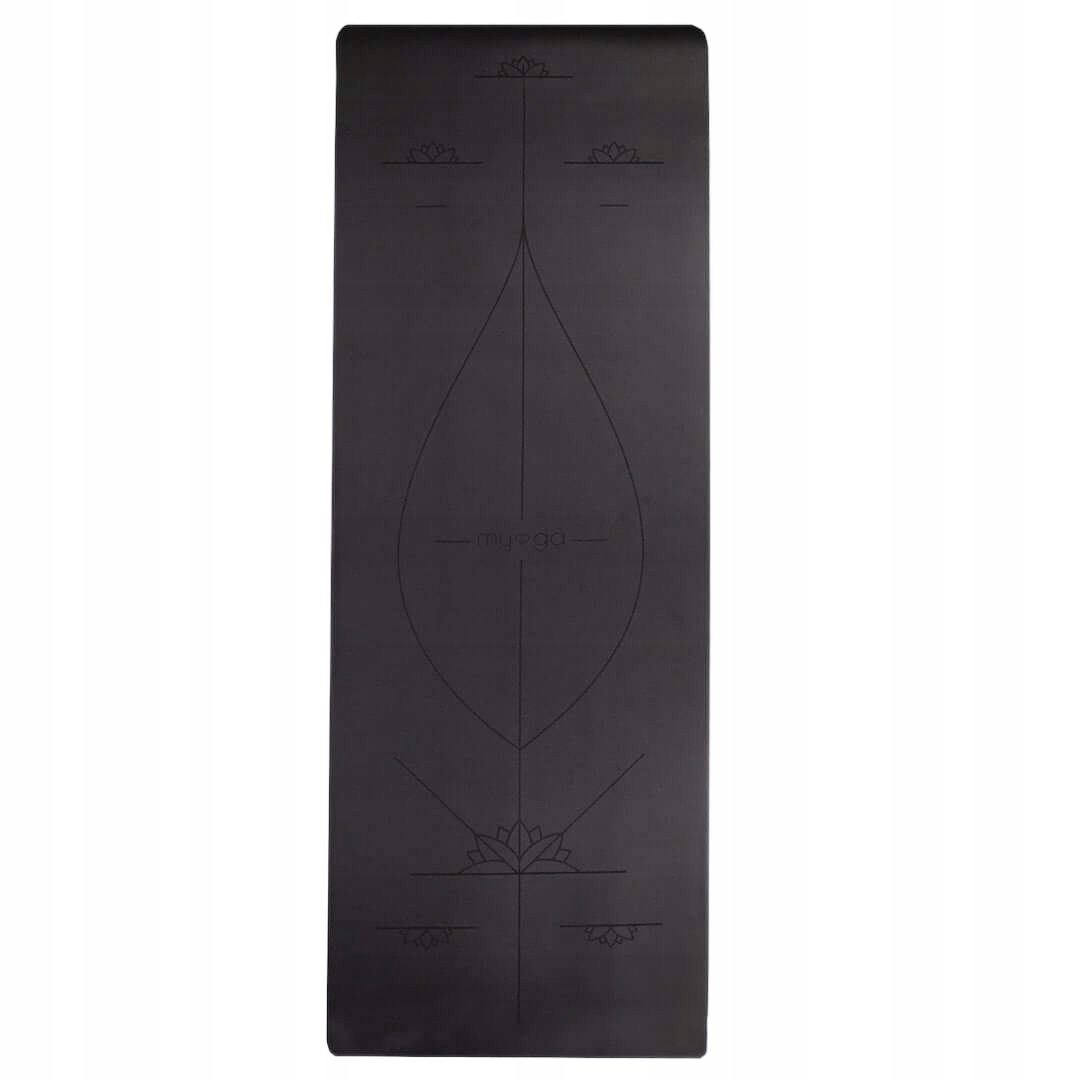 Protiskluzová podložka na jógu myga Alignment 6 mm XL kaučuková 205 cm