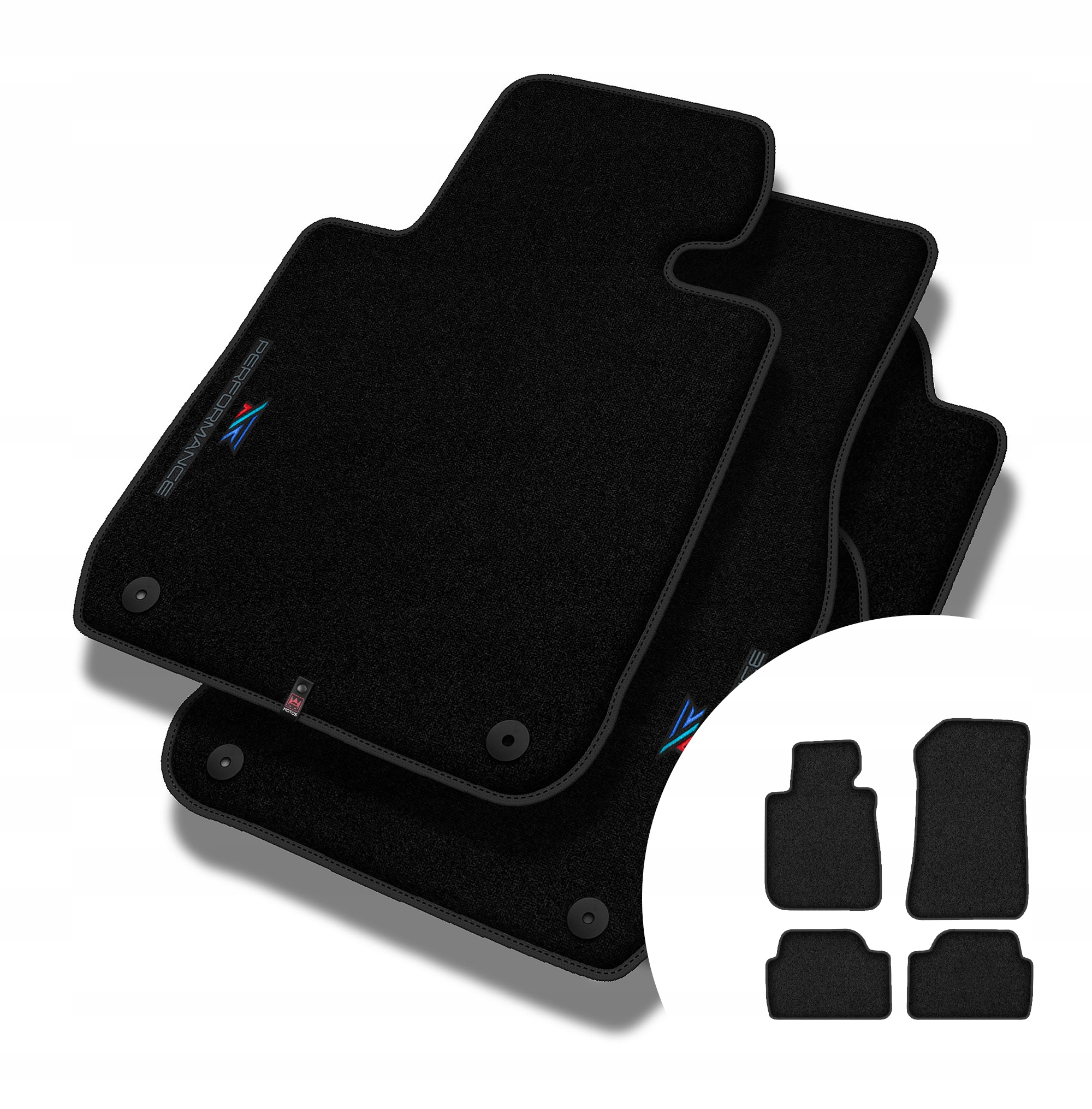 Velúrové koberčeky Performance Premium pre Bmw radu 1 E81 2004-2011
