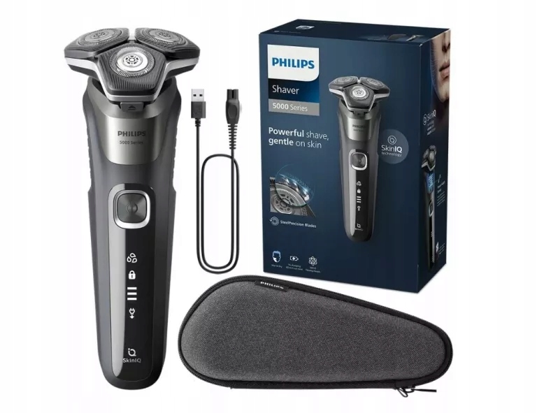 Golarka Elektryczna Męska Do Golenia Na Sucho I Mokro Philips 5000 S5887/3