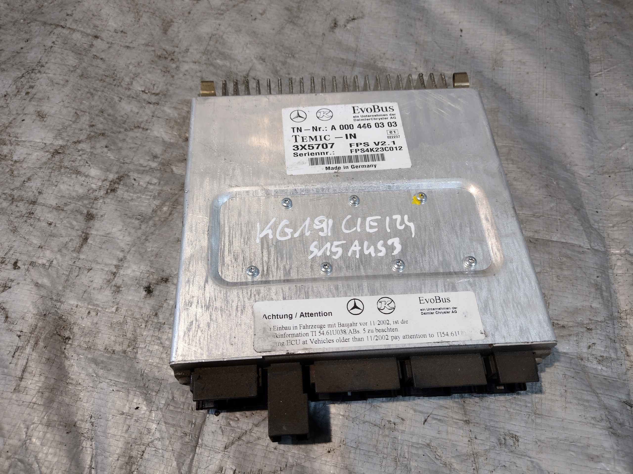 control unit FPS V2,1 Mercedes-Benz A0004460303