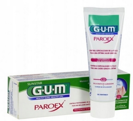 

Gum Pasta do zębów Paroex 0,12% Chx 75ml Dziąsła
