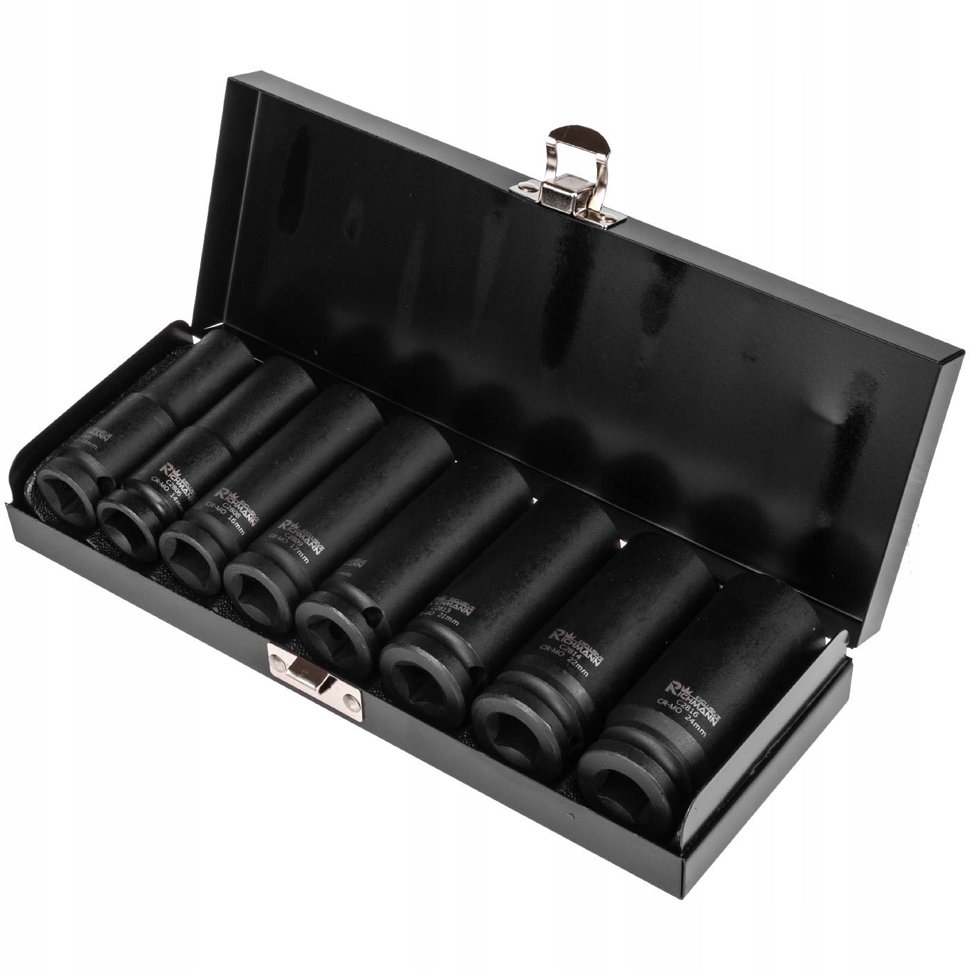 NASADKI UDAROWE ZESTAW 1/2'' DŁUGIE 13-24mm C4026 Marka RICHMANN