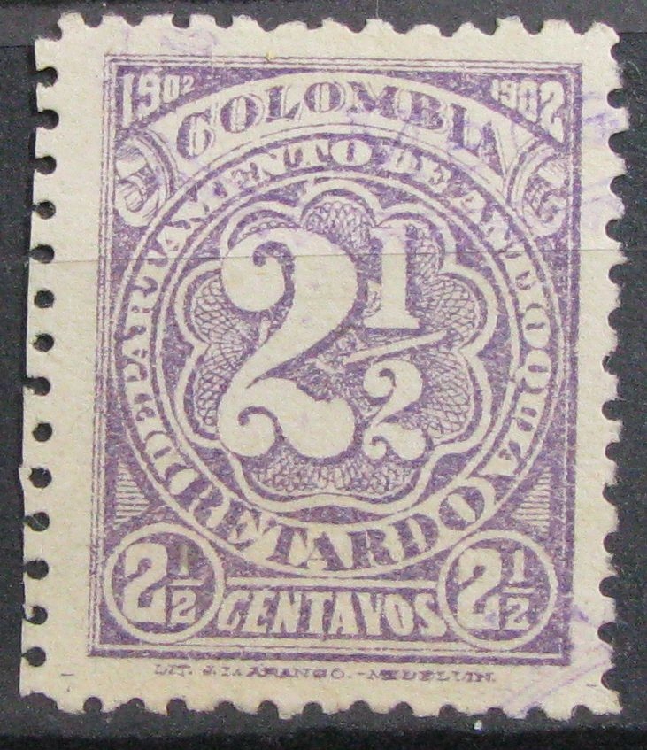 KOLUMBIA - znaczek czysty (*) - bez kleju