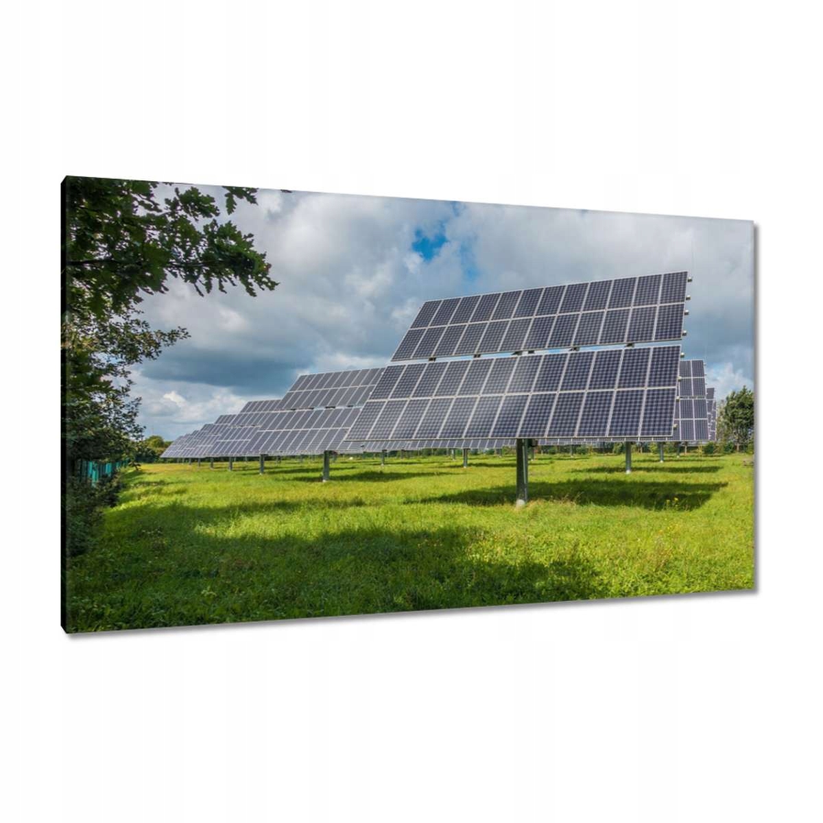 Obrazy 120x70 Fotovoltaické panely Sun