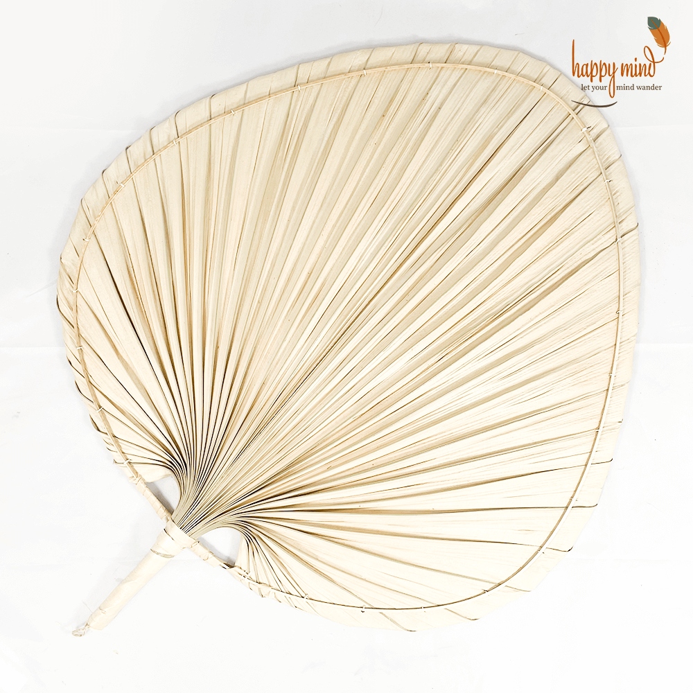 Wachlarz Liść Palmowy - 70 cm - naturalny