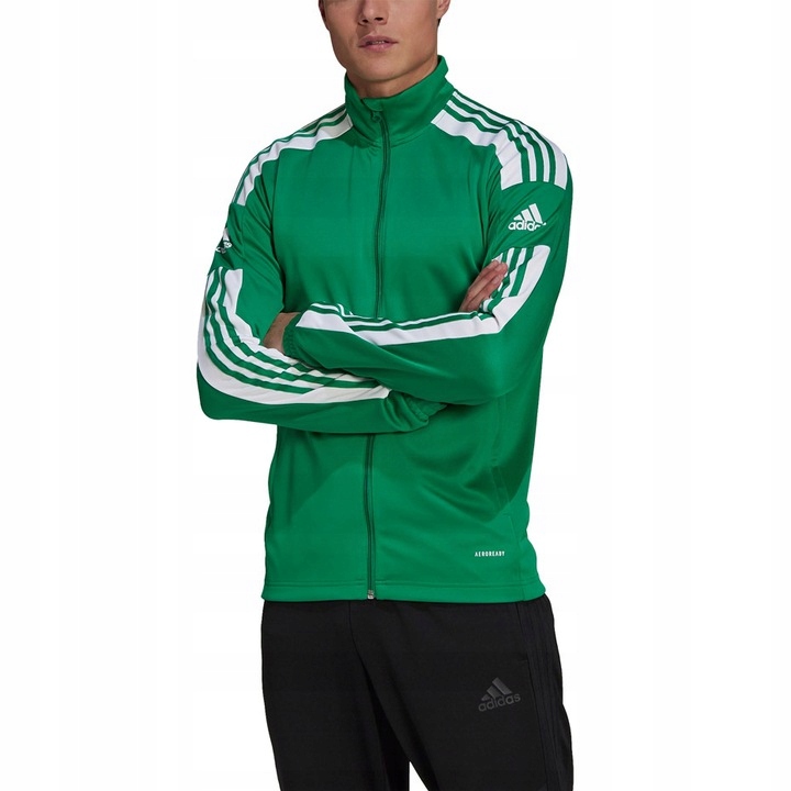 DRES MĘSKI ADIDAS BLUZA SPODNIE SQUADRA 21 r. M Kolekcja sportowy rozpinany