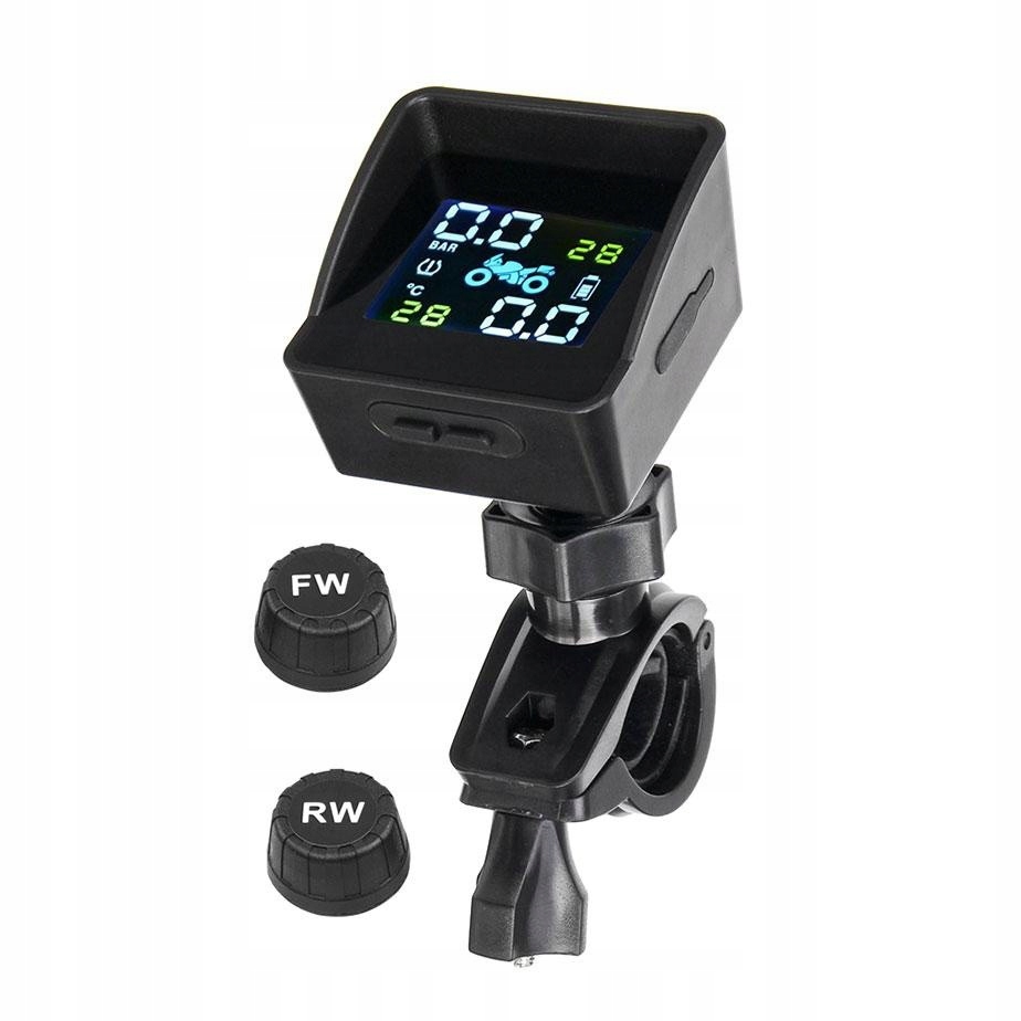 Bezdrôtový systém monitorovania tlaku a teploty v pneumatikách motocy