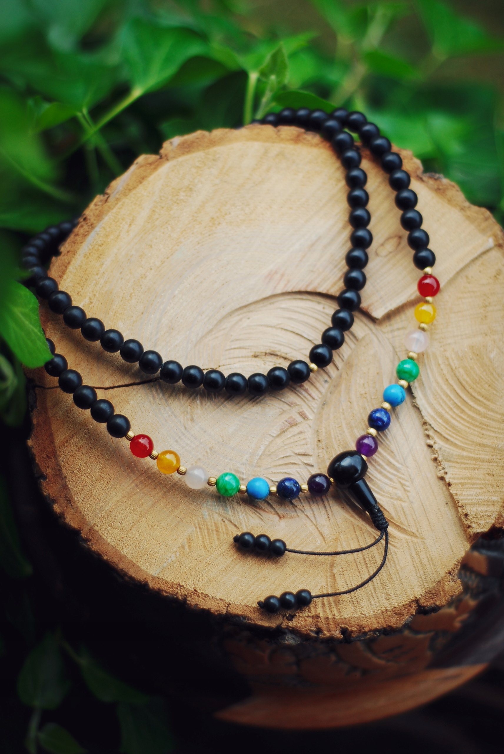 Mala buddhistický šáligram saligramu