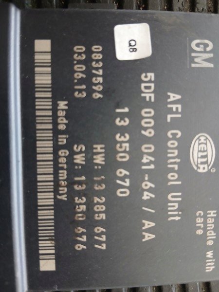 5DF00904164AA Module Lumières OPEL INSIGNIA