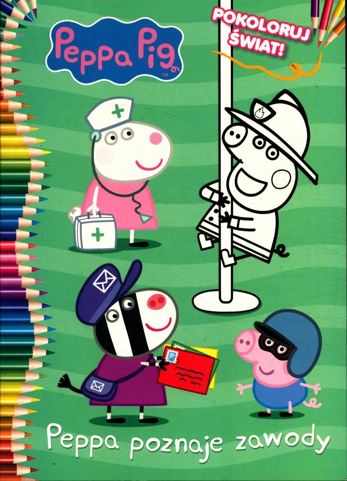 

Peppa poznaje zawody Pokoloruj świat!