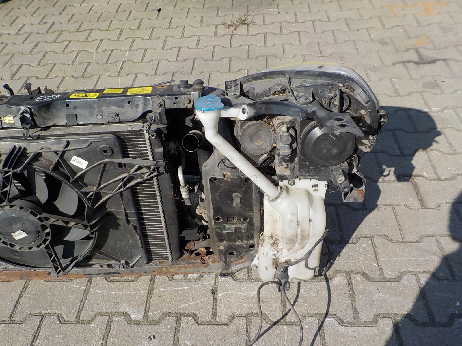 653 NISSAN QASHQAI J10 1.5 DCI support panel for radiators sider radiator