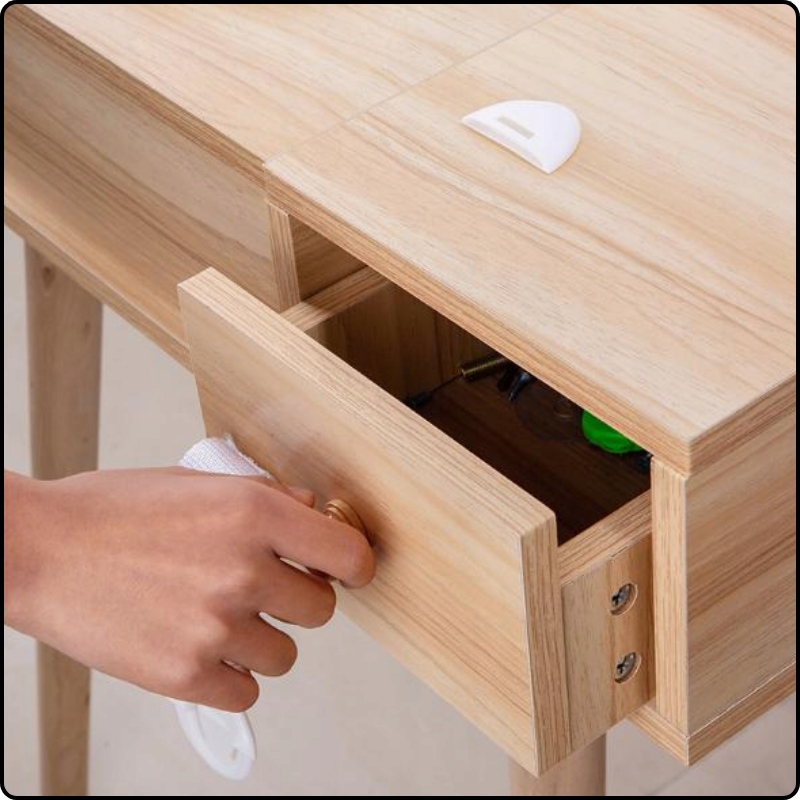 ZABEZPIECZENIA SZAFEK BLOKADA SZUFLAD MEBLI DRZWI PRZED DZIEĆMI MOCNE 10X Marka inna marka