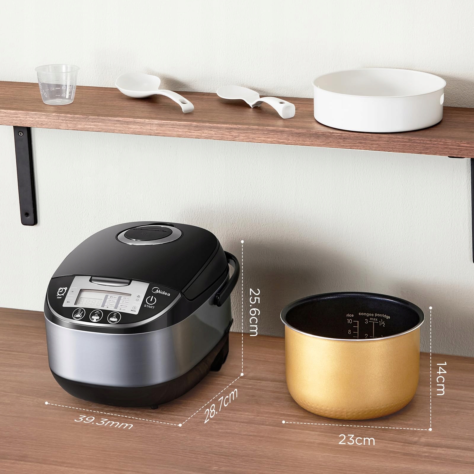 MIDEA Multicooker 5L 11 Programów Dla 10 Osób Z Funkcją Podgrzewania — miniatura 8