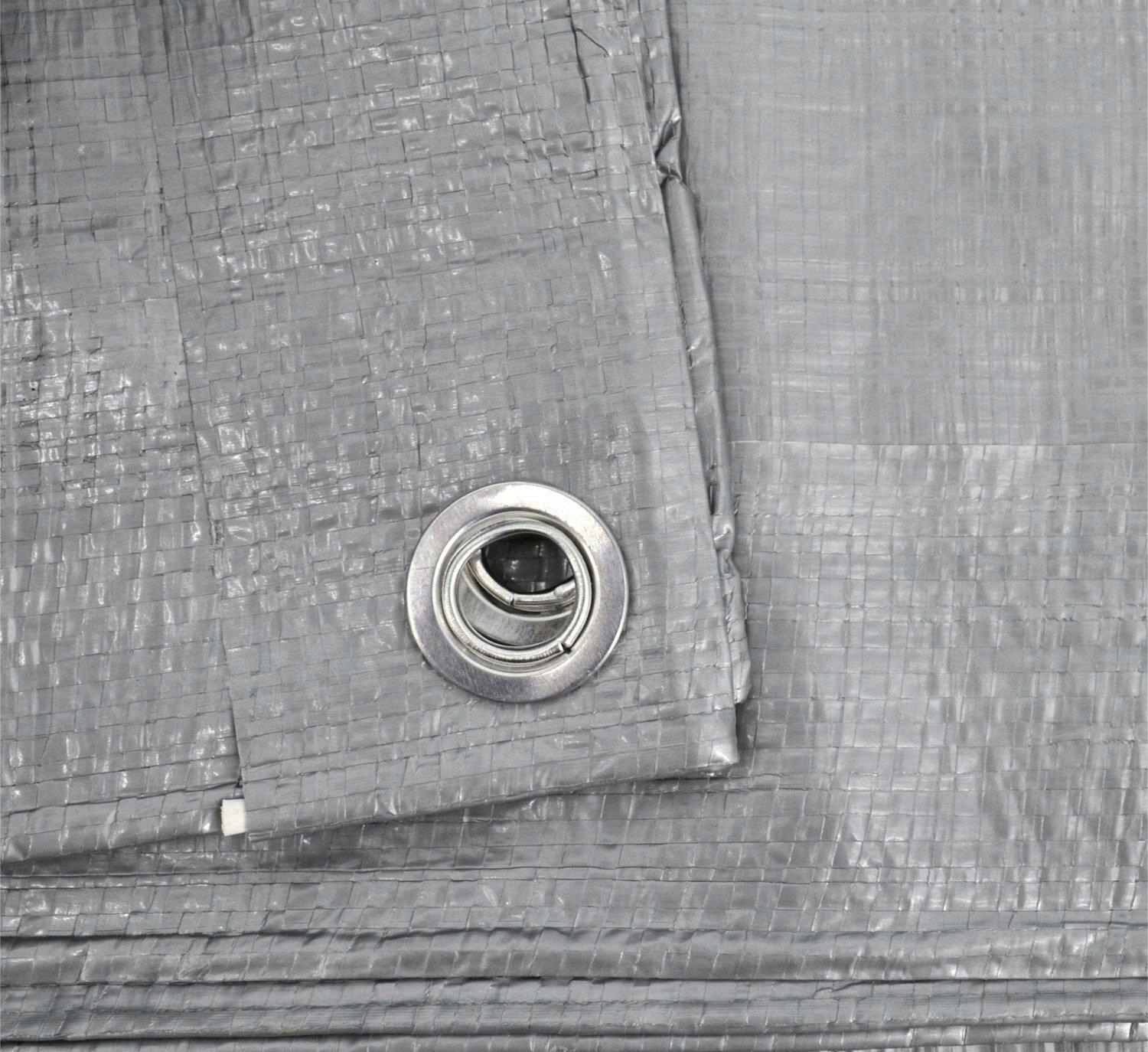 AWTOOLS PLANDEKA SREBRNA 120g 4* 8m AW68069 Długość 4 m