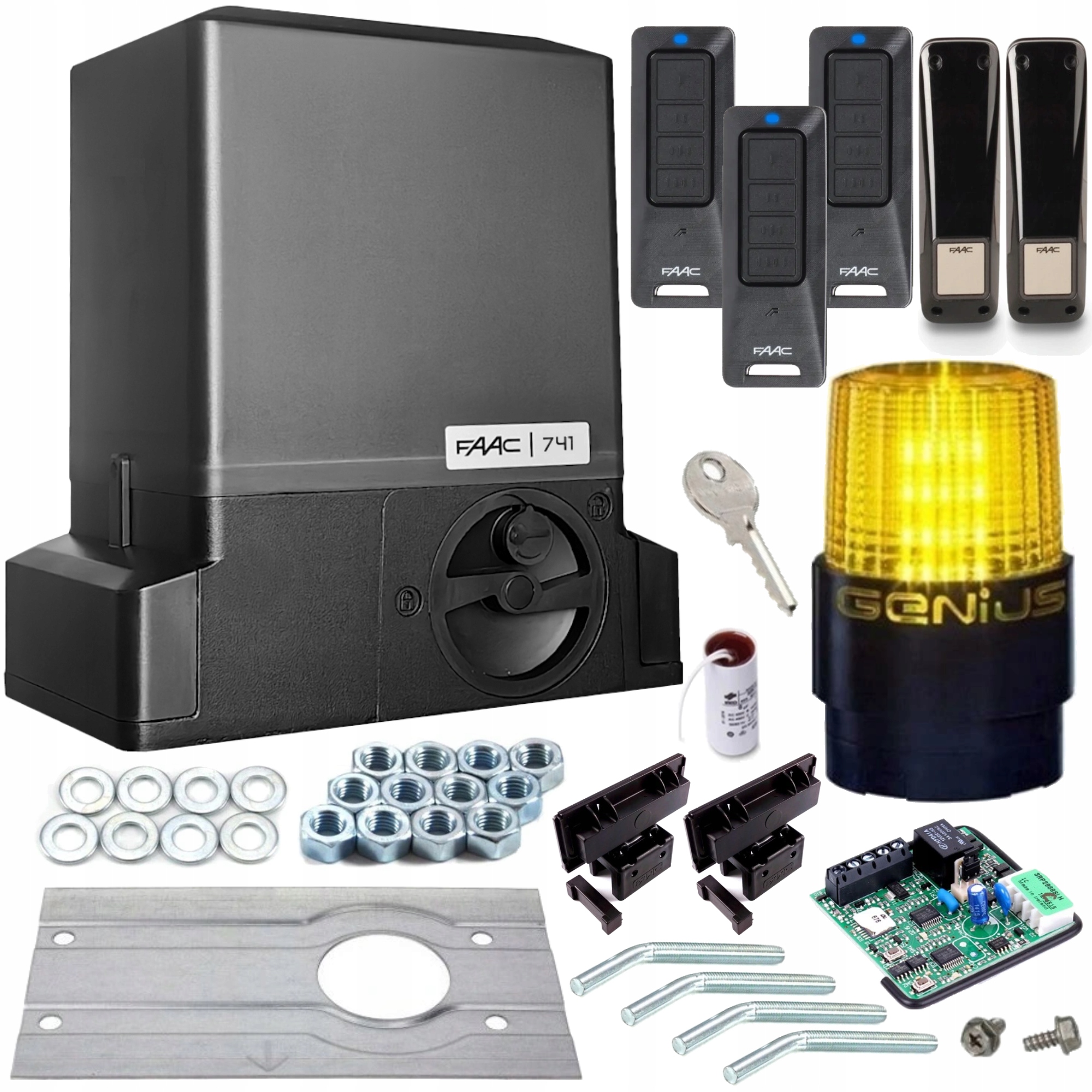 Set pohonu Faac Delta 3 741 3x Ovladač Led Lampa