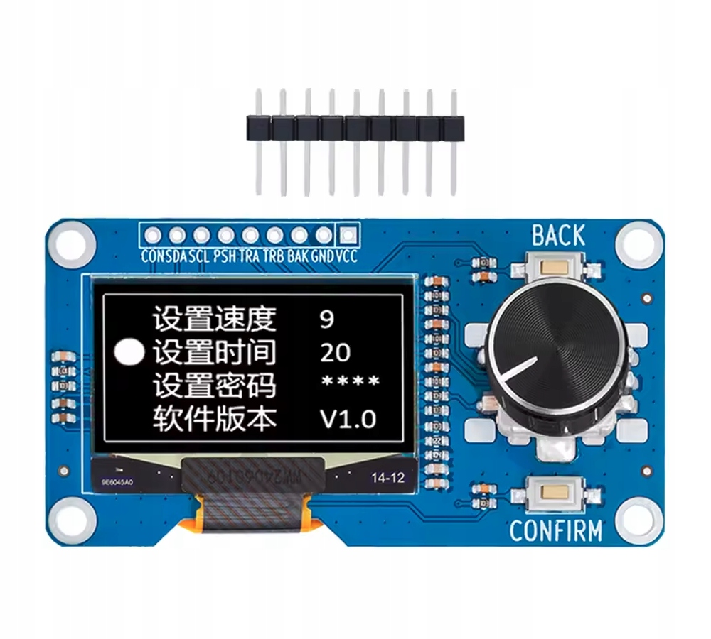 Wyświetlacz I2C Oled 1.30" Enkoder obrotowy EC11