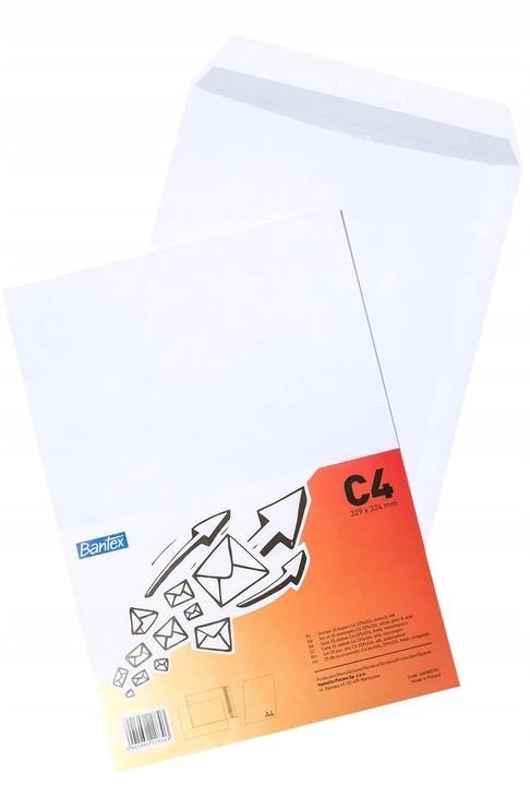 

Koperty Bantex C4 Hk do formatu A4 50 Sztuk białe
