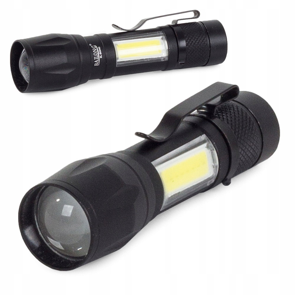 Latarka Bailong Klasyczna Mini Cree Zoom Xp-e Cob