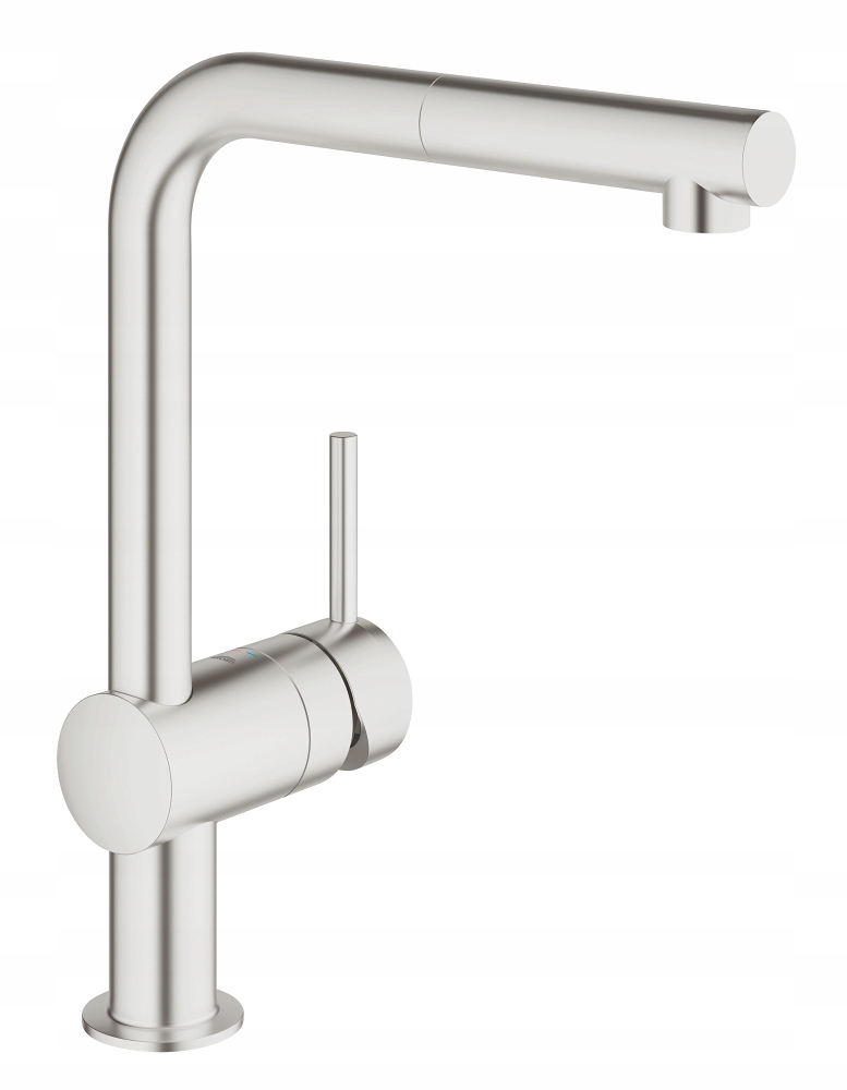 Bateria kuchenna Grohe SuperSteel obrotowa z wyciąganą wylewką 32168DC0