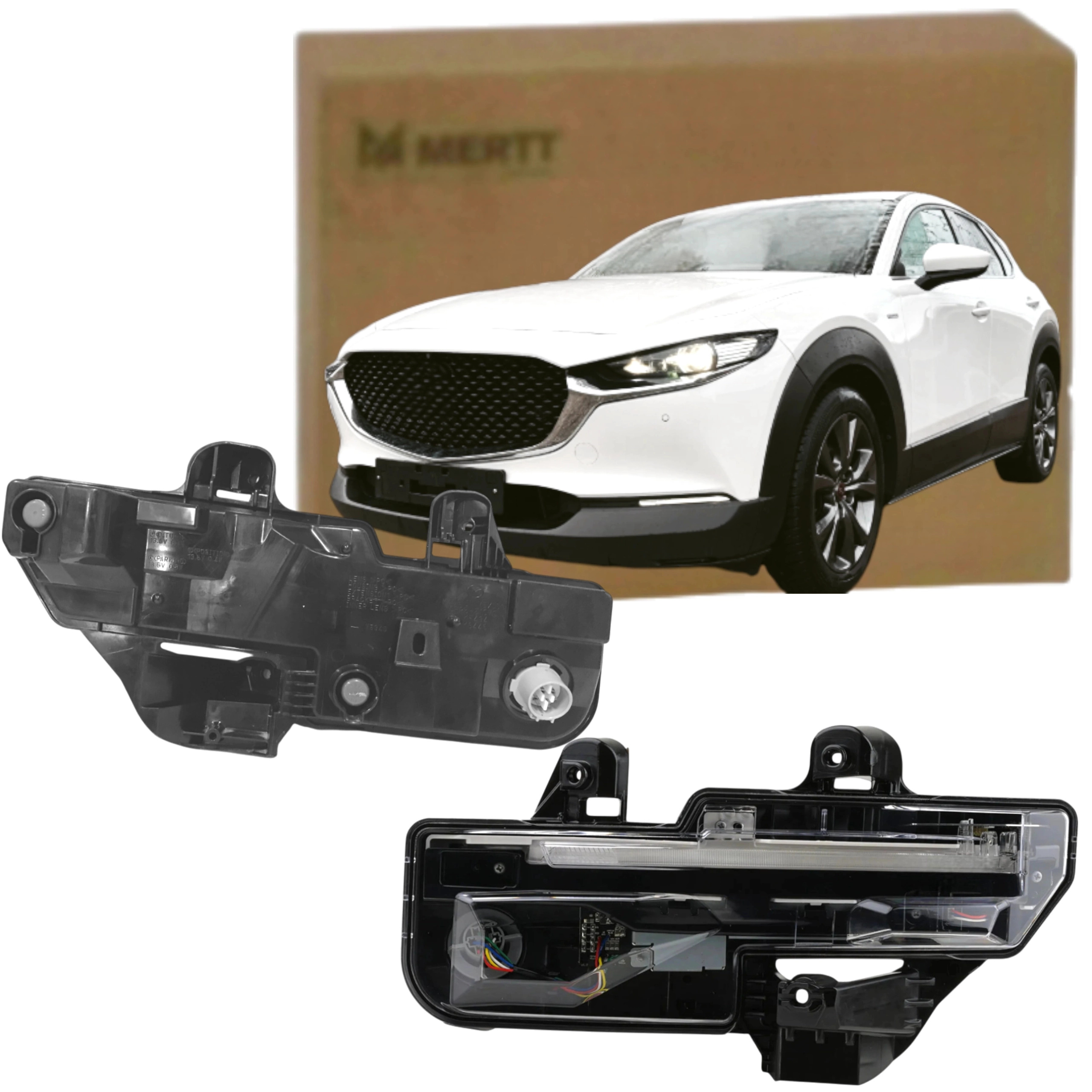 Halogenová Led Lampa Pro Denní Svícení DFR5-51-070A Levá Mazda CX30 2020-2023